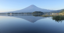 逆さ富士晴れ